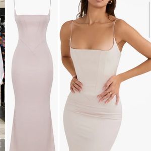 House of CB Olivette corset maxi dress XS